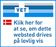 Dansk, blåt e-handelslogo for lægemidler til dyr