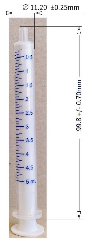 Ny 5 ml doseringssprøjte