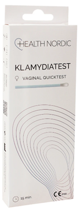 Billede af klamydia-test fra Health Nordic