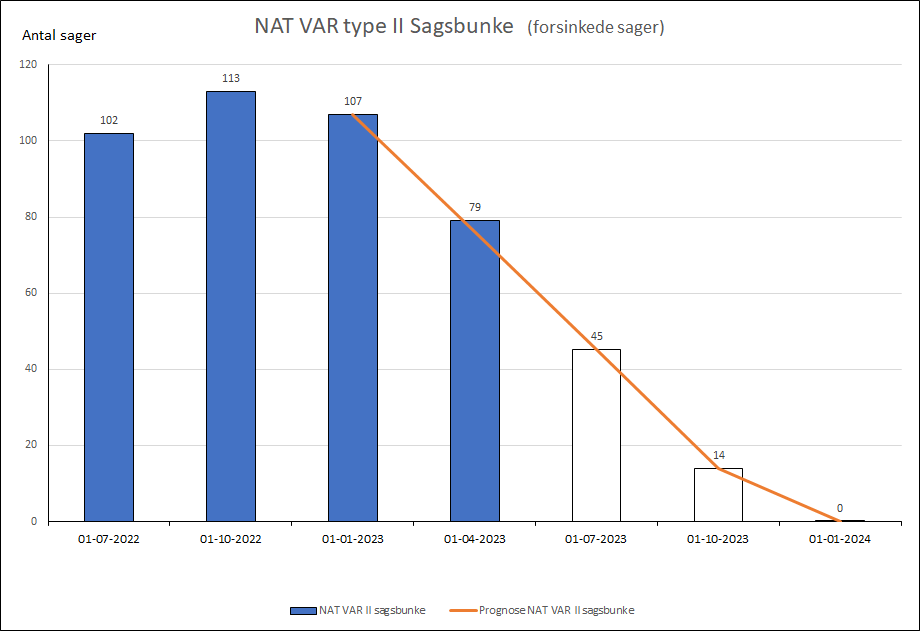 NAT VAR type II Sagsbunke (forsinkede sager)