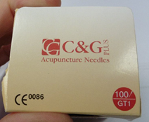 C&G Plus sterile acupuncture needles